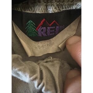REI Co-Op Cargo Pants Youth Size Lg 12-14 Green Adjustable Waist 100% Cotton